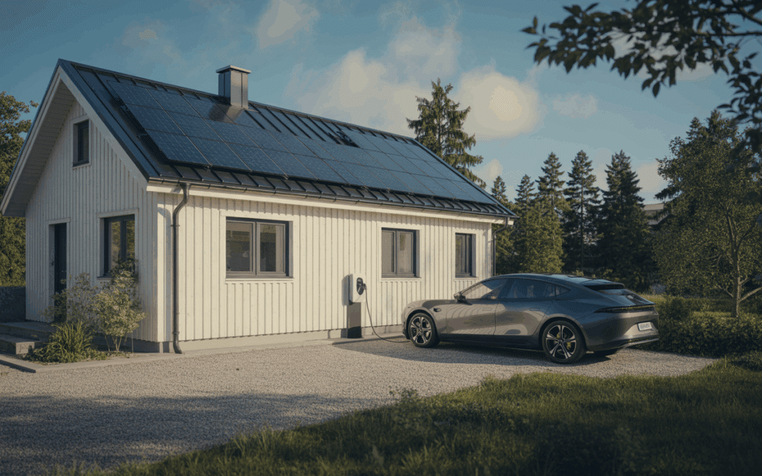 Ladda elbilen med solceller – så maximerar du din solel